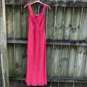 Geneolgy Fashion DNA long pink maxi dress